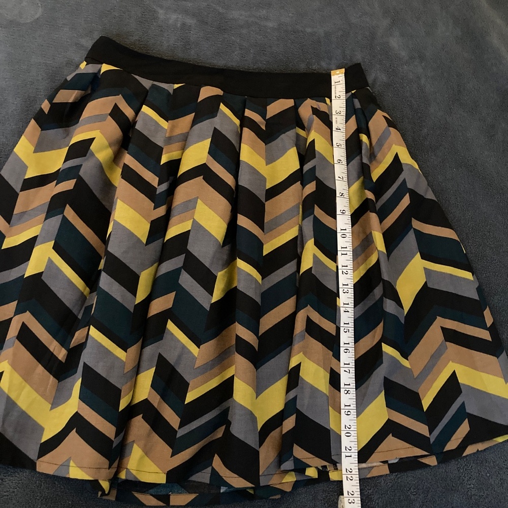 Multi-Coloured Midi Skirt